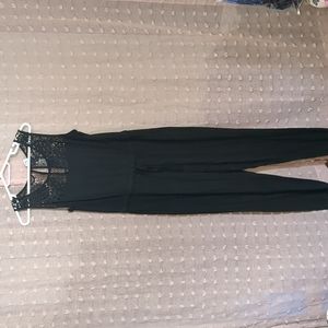 Cupio Jumpsuit with Crochet top - 2X